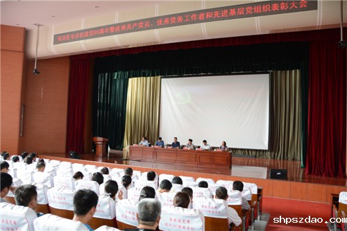 菏泽医专举办庆祝建党95周年及“两优一先”表彰大会