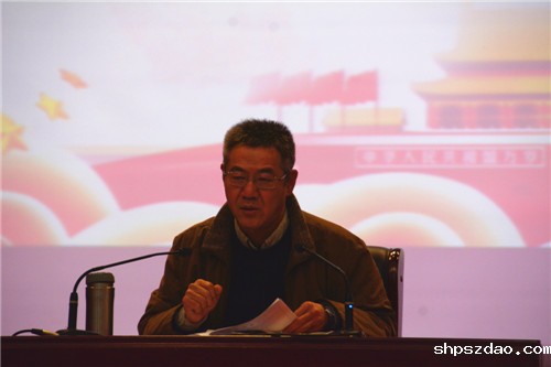 菏泽医专党委书记于洲声作党的十九大精神宣讲报告